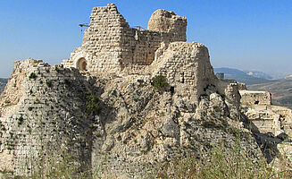 Die Kreuzfahrerburg Beaufort im Südlibanon.